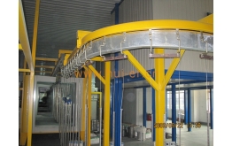 Spray production line for safe and spare parts