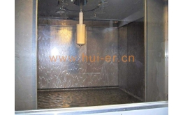 Omega water curtain lacquer room