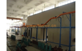 Water pump lacquer production line