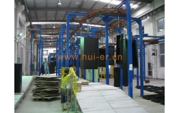 Large box automatic conveying ground chain and die forging chain system