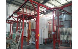 Large Cyclone Powder Injection System and Powder Supply Center