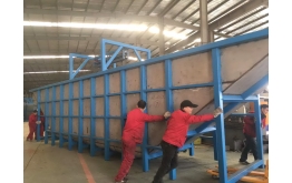 Delivery of large electrophoresis production line